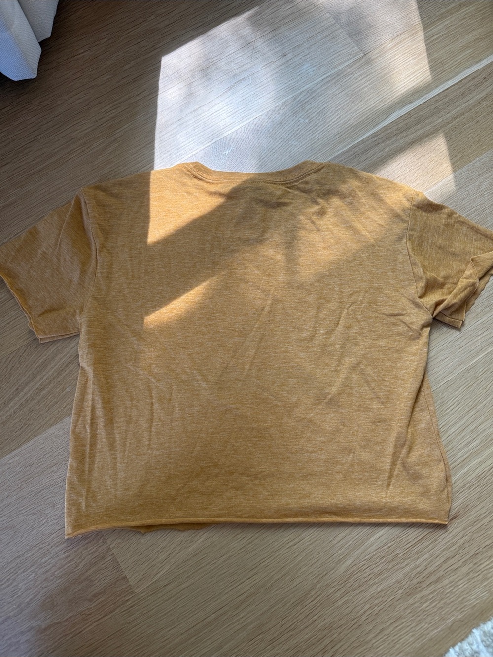 NWOT Puerto Rico Graphic Tee with Hibiscus - Mustard Yellow - Picture 4 of 4